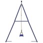 vidaXL Kinderschaukel Blau 194x185x188 cm Polypropylen vidaXL Kinderschaukel Blau 194x185x188 cm Polypropylen