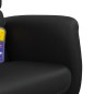 vidaXL Massagesessel mit Fußhocker Schwarz Kunstleder vidaXL Massagesessel mit Fußhocker Schwarz Kunstleder