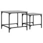 vidaXL Satztische 2 Stk. Grau Sonoma Holzwerkstoff vidaXL Satztische 2 Stk. Grau Sonoma Holzwerkstoff