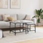 vidaXL Satztische 2 Stk. Grau Sonoma Holzwerkstoff vidaXL Satztische 2 Stk. Grau Sonoma Holzwerkstoff