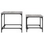 vidaXL Satztische 2 Stk. Grau Sonoma Holzwerkstoff vidaXL Satztische 2 Stk. Grau Sonoma Holzwerkstoff