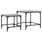 vidaXL Satztische 2 Stk. Grau Sonoma Holzwerkstoff vidaXL Satztische 2 Stk. Grau Sonoma Holzwerkstoff