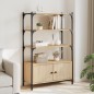 vidaXL Bücherregal 3 Böden Sonoma-Eiche 70x30x109,5 cm Holzwerkstoff vidaXL Bücherregal 3 Böden Sonoma-Eiche 70x30x109,5 cm Holzwerkstoff