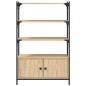 vidaXL Bücherregal 3 Böden Sonoma-Eiche 70x30x109,5 cm Holzwerkstoff vidaXL Bücherregal 3 Böden Sonoma-Eiche 70x30x109,5 cm Holzwerkstoff