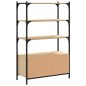 vidaXL Bücherregal 3 Böden Sonoma-Eiche 70x30x109,5 cm Holzwerkstoff vidaXL Bücherregal 3 Böden Sonoma-Eiche 70x30x109,5 cm Holzwerkstoff