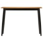 vidaXL Konsolentisch 110x40x76 cm Massivholz Mango und Eisen