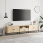 vidaXL TV-Schrank mit Schublade Sonoma-Eiche 200x25x44cm Holzwerkstoff vidaXL TV-Schrank mit Schublade Sonoma-Eiche 200x25x44cm Holzwerkstoff