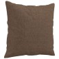 vidaXL 2-Sitzer-Sofa mit Zierkissen Braun 140 cm Stoff vidaXL 2-Sitzer-Sofa mit Zierkissen Braun 140 cm Stoff
