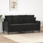vidaXL 2-Sitzer-Sofa Schwarz 140 cm Samt vidaXL 2-Sitzer-Sofa Schwarz 140 cm Samt
