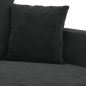 vidaXL 2-Sitzer-Sofa Schwarz 140 cm Samt vidaXL 2-Sitzer-Sofa Schwarz 140 cm Samt