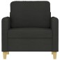 vidaXL Sessel Schwarz 60 cm Stoff vidaXL Sessel Schwarz 60 cm Stoff