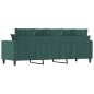 vidaXL 3-Sitzer-Sofa Dunkelgrün 180 cm Samt vidaXL 3-Sitzer-Sofa Dunkelgrün 180 cm Samt
