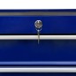 vidaXL Werkzeugschrank mit 5 Schubladen Blau 61,5x33x65,5 cm Stahl vidaXL Werkzeugschrank mit 5 Schubladen Blau 61,5x33x65,5 cm Stahl