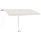 vidaXL Stützen für Markisen Weiß 450x245 cm Eisen vidaXL Stützen für Markisen Weiß 450x245 cm Eisen
