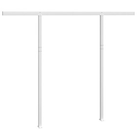 vidaXL Stützen für Markisen Weiß 300x245 cm Eisen