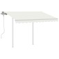 vidaXL Stützen für Markisen Weiß 300x245 cm Eisen vidaXL Stützen für Markisen Weiß 300x245 cm Eisen