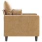 vidaXL Sessel Braun 60 cm Samt vidaXL Sessel Braun 60 cm Samt
