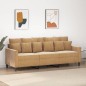 vidaXL 3-Sitzer-Sofa Braun 180 cm Samt vidaXL 3-Sitzer-Sofa Braun 180 cm Samt
