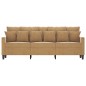 vidaXL 3-Sitzer-Sofa Braun 180 cm Samt vidaXL 3-Sitzer-Sofa Braun 180 cm Samt