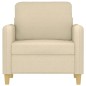 vidaXL Sessel Creme 60 cm Stoff vidaXL Sessel Creme 60 cm Stoff