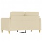 vidaXL 2-Sitzer-Sofa Creme 120 cm Stoff vidaXL 2-Sitzer-Sofa Creme 120 cm Stoff