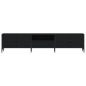 vidaXL TV-Schrank mit Schublade Schwarz 200x25x44 cm Holzwerkstoff vidaXL TV-Schrank mit Schublade Schwarz 200x25x44 cm Holzwerkstoff