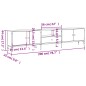 vidaXL TV-Schrank mit Schublade Schwarz 200x25x44 cm Holzwerkstoff vidaXL TV-Schrank mit Schublade Schwarz 200x25x44 cm Holzwerkstoff