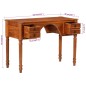 vidaXL Schreibtisch mit Schubladen 110x50x76 cm Massivholz Akazie vidaXL Schreibtisch mit Schubladen 110x50x76 cm Massivholz Akazie