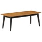 vidaXL Couchtisch 110x50x40 cm Massivholz Mango und Eisen vidaXL Couchtisch 110x50x40 cm Massivholz Mango und Eisen