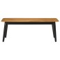 vidaXL Couchtisch 110x50x40 cm Massivholz Mango und Eisen vidaXL Couchtisch 110x50x40 cm Massivholz Mango und Eisen