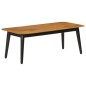 vidaXL Couchtisch 110x50x40 cm Massivholz Mango und Eisen vidaXL Couchtisch 110x50x40 cm Massivholz Mango und Eisen