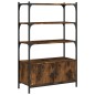 vidaXL Bücherregal 3 Fächer Räuchereiche 70x30x109,5 cm Holzwerkstoff vidaXL Bücherregal 3 Fächer Räuchereiche 70x30x109,5 cm Holzwerkstoff