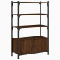 vidaXL Bücherregal 3 Fächer Braun Eiche 70x30x109,5 cm Holzwerkstoff vidaXL Bücherregal 3 Fächer Braun Eiche 70x30x109,5 cm Holzwerkstoff