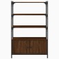 vidaXL Bücherregal 3 Fächer Braun Eiche 70x30x109,5 cm Holzwerkstoff vidaXL Bücherregal 3 Fächer Braun Eiche 70x30x109,5 cm Holzwerkstoff
