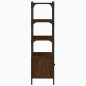 vidaXL Bücherregal 3 Fächer Braun Eiche 70x30x109,5 cm Holzwerkstoff vidaXL Bücherregal 3 Fächer Braun Eiche 70x30x109,5 cm Holzwerkstoff