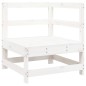 vidaXL 6-tlg. Garten-Lounge-Set Weiß Massivholz Kiefer vidaXL 6-tlg. Garten-Lounge-Set Weiß Massivholz Kiefer