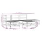 vidaXL 6-tlg. Garten-Lounge-Set Weiß Massivholz Kiefer vidaXL 6-tlg. Garten-Lounge-Set Weiß Massivholz Kiefer