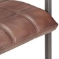 vidaXL Freischwinger 2 Stk. Braun Echtleder vidaXL Freischwinger 2 Stk. Braun Echtleder