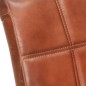 vidaXL Freischwinger 2 Stk. Braun Echtleder vidaXL Freischwinger 2 Stk. Braun Echtleder