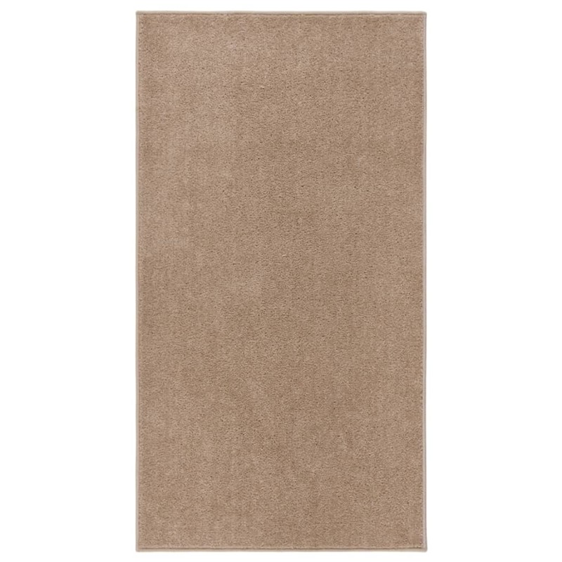 vidaXL Teppich Kurzflor 80x150 cm Braun vidaXL Teppich Kurzflor 80x150 cm Braun