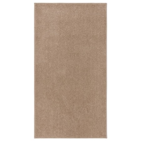 vidaXL Teppich Kurzflor 80x150 cm Braun