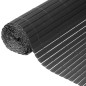 Nature Doppelseitiger Garten-Sichtschutz PVC 1,5×3 m Anthrazit Nature Doppelseitiger Garten-Sichtschutz PVC 1,5×3 m Anthrazit