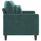 vidaXL 2-Sitzer-Sofa Dunkelgrün 120 cm Samt vidaXL 2-Sitzer-Sofa Dunkelgrün 120 cm Samt