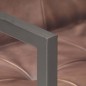 vidaXL Freischwinger 6 Stk. Braun Echtleder vidaXL Freischwinger 6 Stk. Braun Echtleder