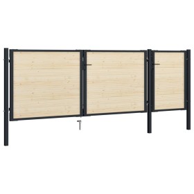 vidaXL Zaunlatten 48 Stk. Massivholz Fichte 