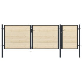 vidaXL Zaunlatten 48 Stk. Massivholz Fichte 