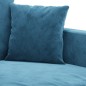 vidaXL 2-Sitzer-Sofa Blau 140 cm Samt vidaXL 2-Sitzer-Sofa Blau 140 cm Samt
