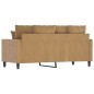 vidaXL 2-Sitzer-Sofa Braun 140 cm Samt vidaXL 2-Sitzer-Sofa Braun 140 cm Samt