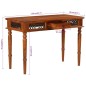 vidaXL Schreibtisch mit Schublade 110x50x76 cm Massivholz Akazie vidaXL Schreibtisch mit Schublade 110x50x76 cm Massivholz Akazie