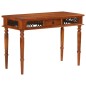 vidaXL Schreibtisch mit Schublade 110x50x76 cm Massivholz Akazie vidaXL Schreibtisch mit Schublade 110x50x76 cm Massivholz Akazie